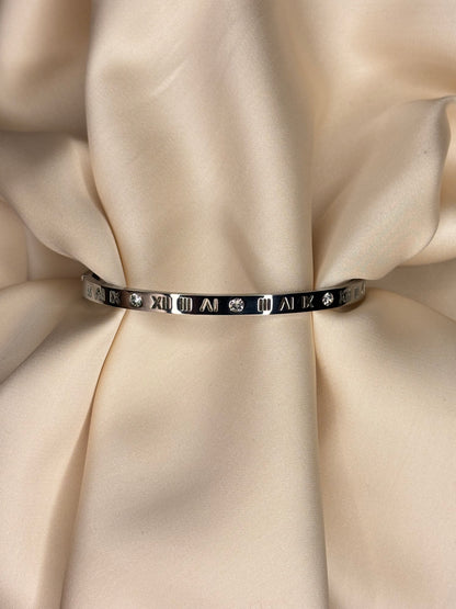 BRACELET JONC JADE ARGENT