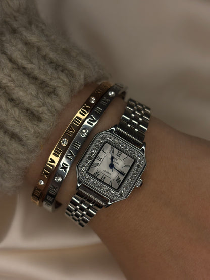 BRACELET JONC JADE ARGENT