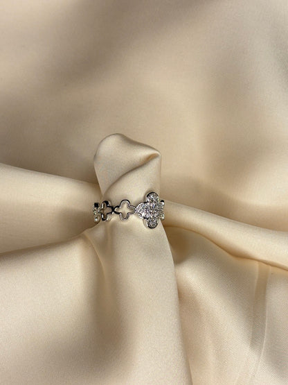 BAGUE QUEEN ARGENT AJUSTABLE