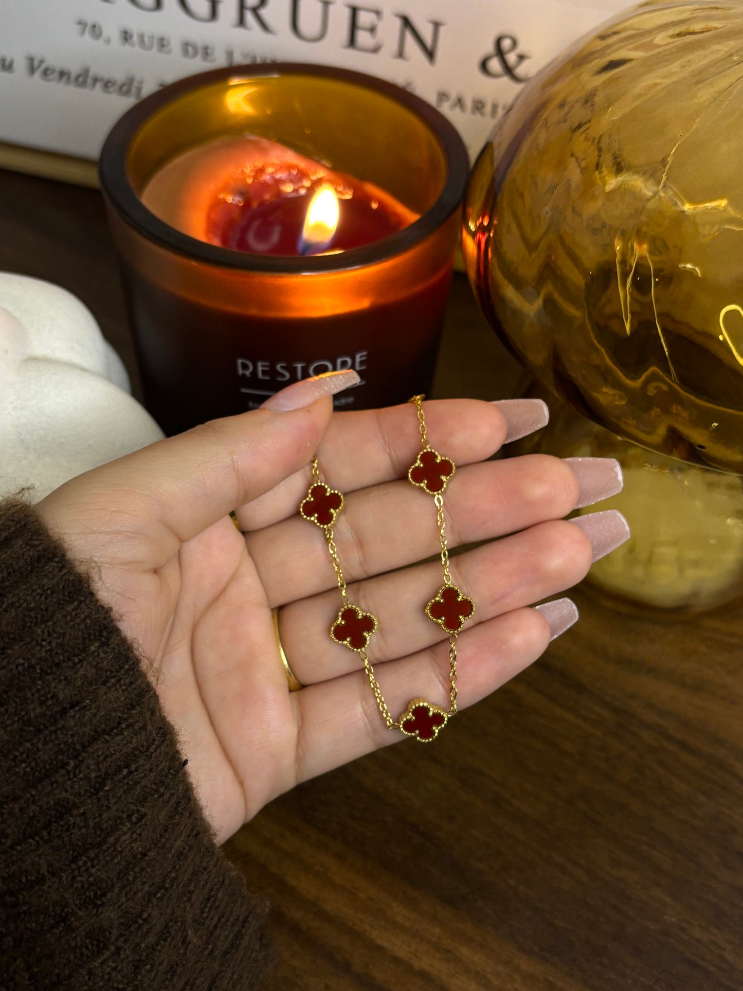 BRACELET ANGÈLE ROUGE