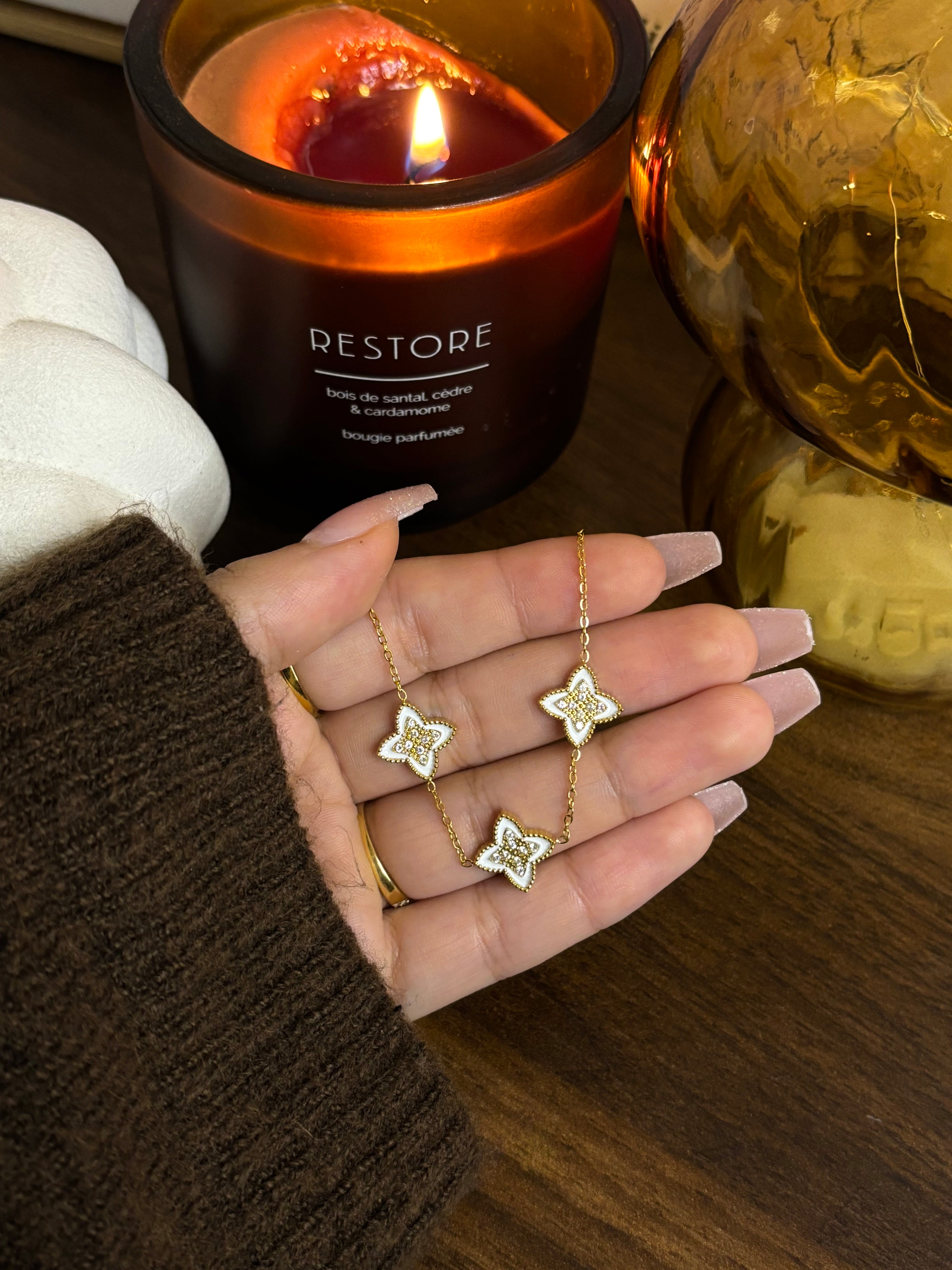 BRACELET FAIROUZ BLANC